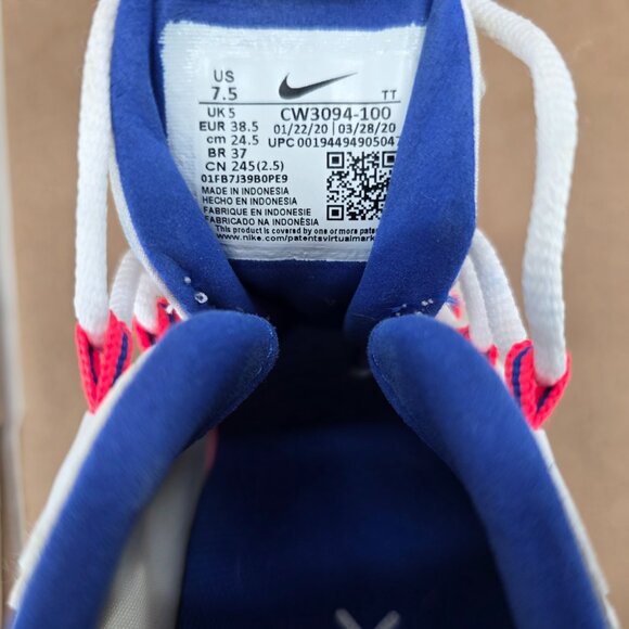 NIKE AIR MAX 270 REACT WOMEN'S SHOES SIZE 7.5 SNEAKERS PINK-BLUE CW3094-100 - Picture 9 of 9